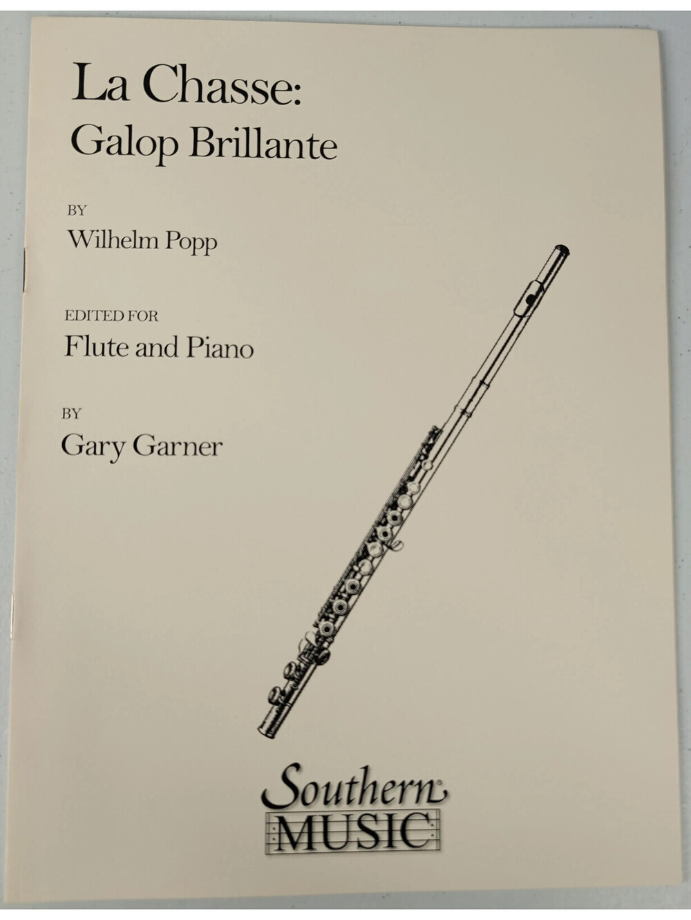 Wilhelm Popp La Chasse Galop Brillante Flute Piano Sheet Music Printed Music